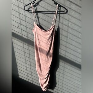 Elegant Pink Slip Dress